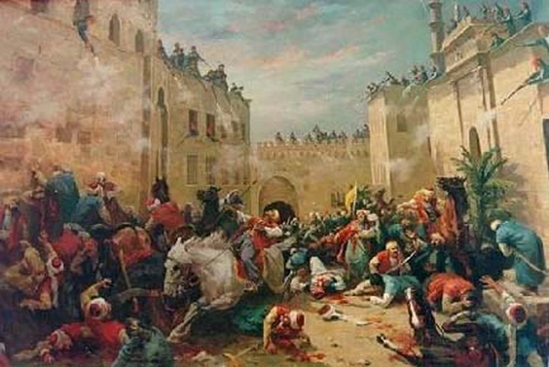  107-Massacro dei Mamelucchi al Cairo ordinato da Mehmet Ali nel 1811 